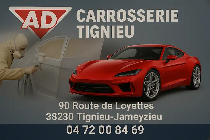 Photo publiée sur la fiche Google de AD CARROSSERIE TIGNIEU, Tignieu-Jameyzieu
