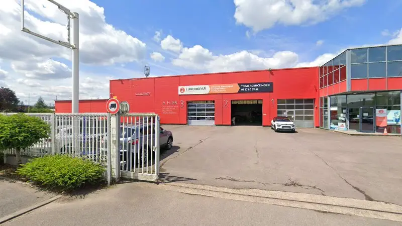 Vue de la rue devant Eurorepar Garage Trigo agence nord, Maizières-lès-Metz
