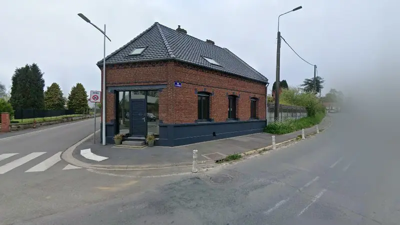 Vue de la rue devant R Bosse, Neuville-Saint-Vaast