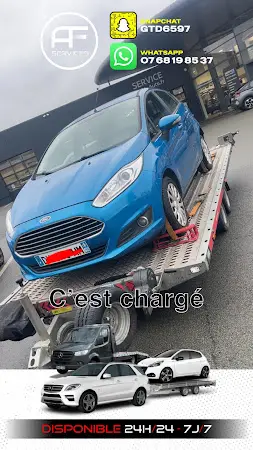 Photo publiée sur la fiche Google de AF SERVICES Dépannage Remorquage Transport de fret départ de Maubeuge, Élesmes