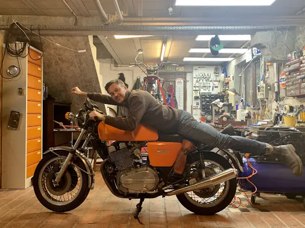 Photo publiée sur la fiche Google de Atelier BOOGIE - Motos Anciennes, Saint-Aubin-d'Arquenay