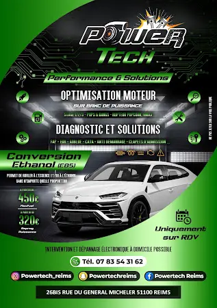 Photo publiée sur la fiche Google de POWERTECH REIMS - REPROG MOTEUR SUR BANC (AdBlue/Fap/Egr/Flexfuel), Reims