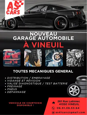 Photo publiée sur la fiche Google de Garage AS CARS Réparation et depannage auto, Vineuil