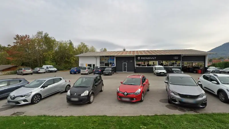 Vue de la rue devant Armoy Garage Sarl Marcon-Mercier, Armoy