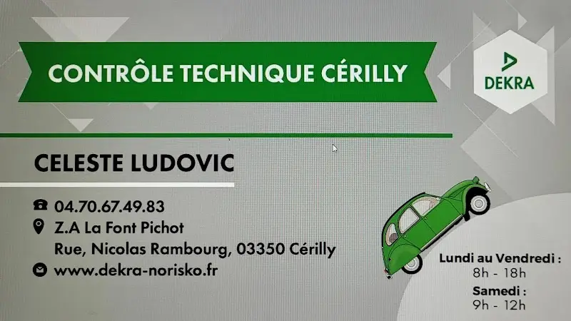 Photo publiée sur la fiche Google de CONTROLE TECNIQUE DEKRA CERILLY / CELESTE LUDOVIC, Cérilly