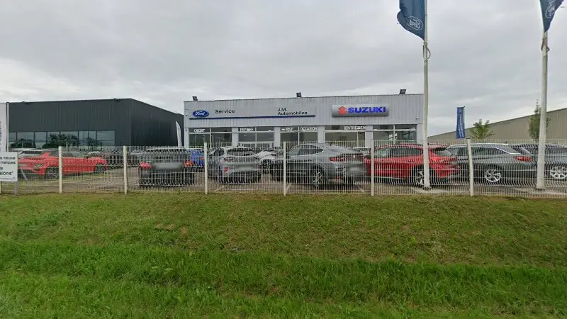 Vue de la rue devant JM Automobiles Conflans SARL Ford, Boncourt