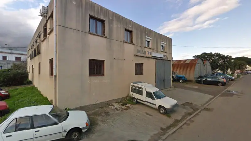 Vue de la rue devant Carrosserie A STELLA, Furiani
