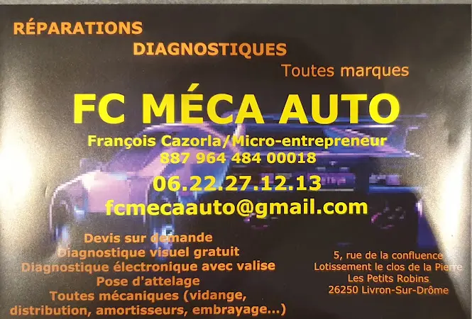 Photo publiée sur la fiche Google de Fcmecaauto, Livron-sur-Drôme
