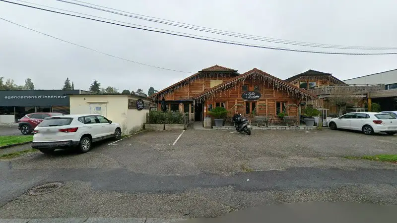 Vue de la rue devant AUTO PIECES 74, Saint-Julien-en-Genevois