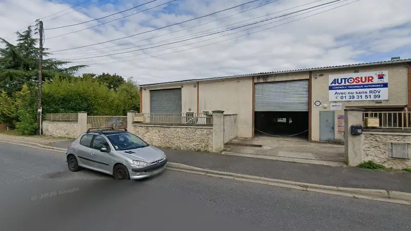 Vue de la rue devant Contrôle technique Autosur Montigny-lès-Cormeilles, Montigny-lès-Cormeilles
