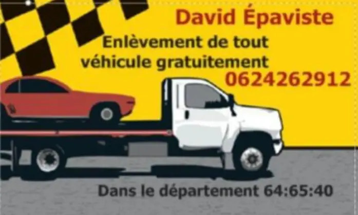Photo publiée sur la fiche Google de ÉPAVISTE 64: Enlèvement vehicule épave VHU - Récupération et préparation pour destruction 65 Pau Lons Lescar, Pau