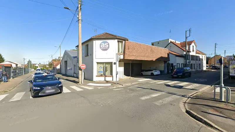 Vue de la rue devant AS Autosécurité Contrôle Technique VILLEPARISIS, Villeparisis