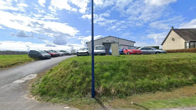 Vue de la rue devant Garage Lefort Fredy, Brancourt-en-Laonnois