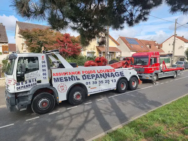 Photo publiée sur la fiche Google de Mesnil Dépannage - Dépannage et Assistance Poids Lourds, Le Thillay