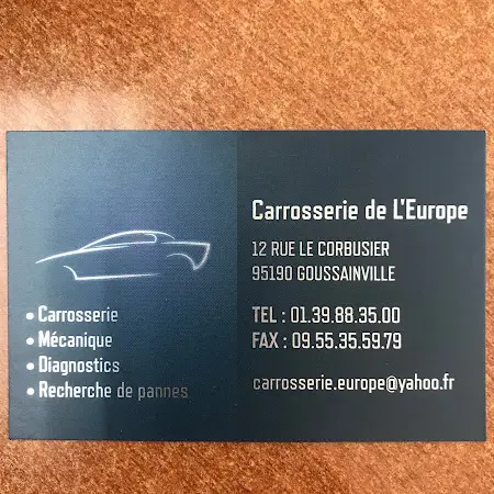 Photo publiée sur la fiche Google de Carrosserie de l'Europe, Goussainville