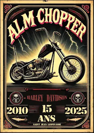 Photo publiée sur la fiche Google de Garage Moto - ALM Chopper, Saint-Jean-Lespinasse