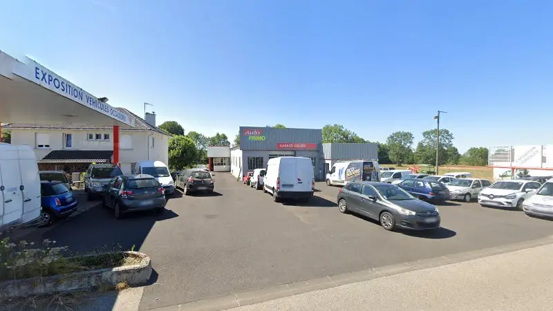 Vue de la rue devant TOP GARAGE - GARAGE CELLIER, Anglards-de-Salers