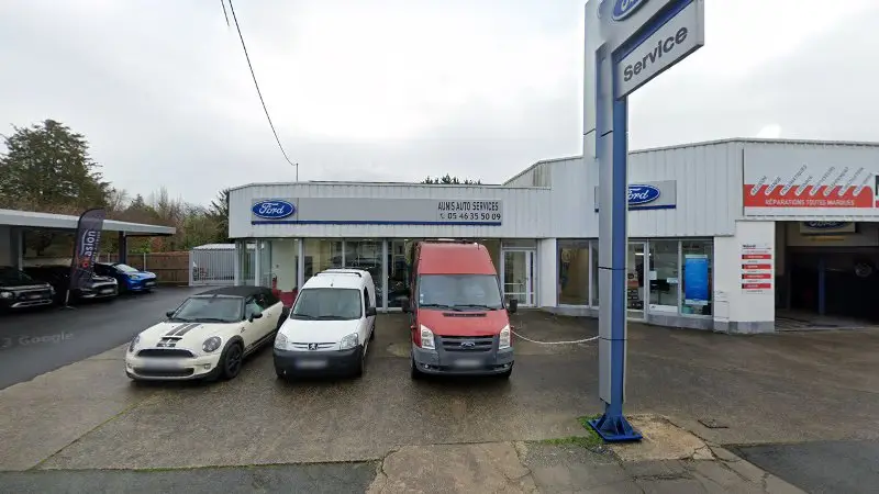 Vue de la rue devant GARAGE DRAPEAU JP Ford, Aigrefeuille-d'Aunis