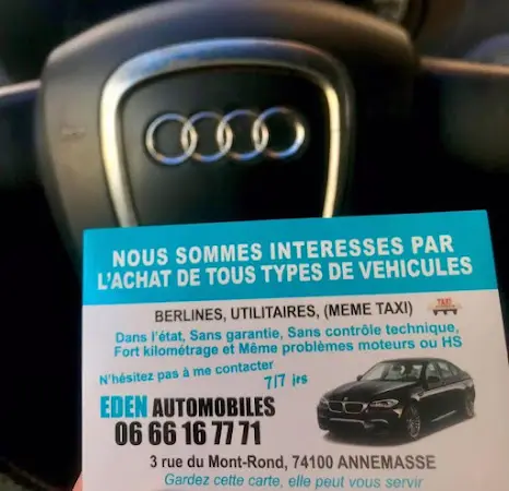 Photo publiée sur la fiche Google de Eden automobile annemmasse, Annemasse