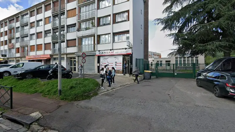 Vue de la rue devant CARSAM MECANIQUE, Le Blanc-Mesnil