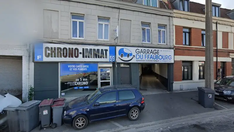 Vue de la rue devant Rachat-Auto.fr, Faches-Thumesnil