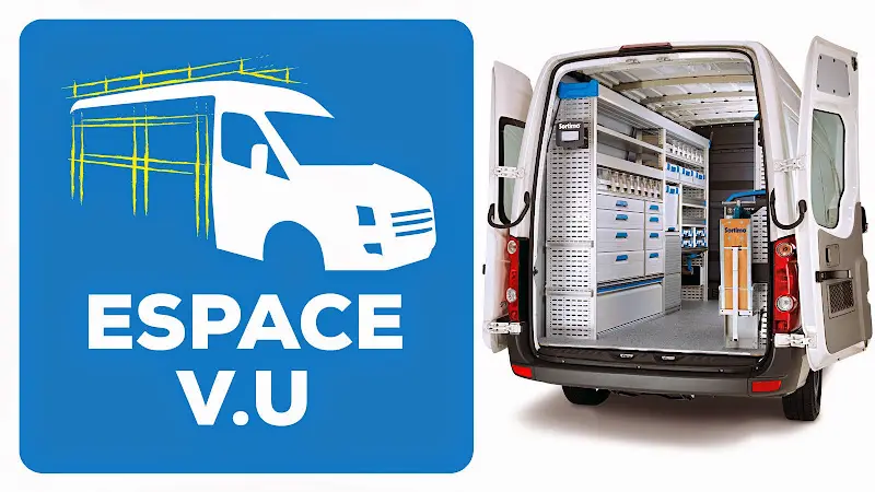Photo publiée sur la fiche Google de ESPACE V.U, Aménagement de Véhicules Utilitaires (VUL) à Bordeaux, opérateur UTAC - AME. Station Sortimo By Gruau., Yvrac