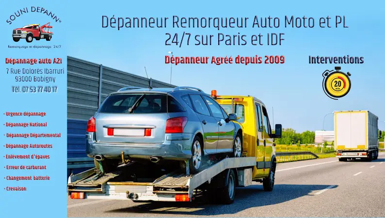 Photo publiée sur la fiche Google de Dépannage Remorquage Auto Enlèvement d'Épave Bobigny | 24/7, Bobigny