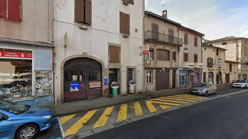 Vue de la rue devant Andrieu Jean-Loup, Cordes-sur-Ciel