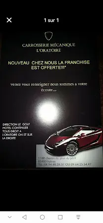Photo publiée sur la fiche Google de CARROSSERIE MÉCANIQUE DE L ORATOIRE Vous offre la franchise selon conditions (Toutes Assurances comprises) 👌😉, Hyères