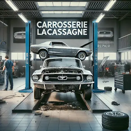 Photo publiée sur la fiche Google de Carrosserie Lacassagne ( Services Carrosserie Pare-brise et Mécanique Automobile ), Lyon