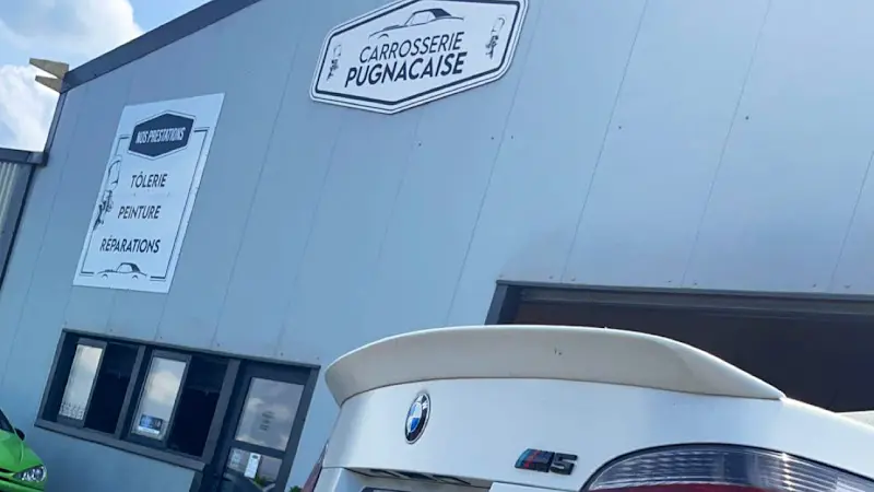 Photo publiée sur la fiche Google de carrosserie pugnacaise, Pugnac