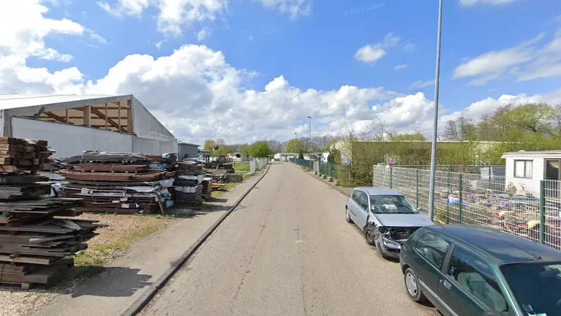 Vue de la rue devant Drtm Dep Rapatrie Transp Muckensturm, Niedermodern