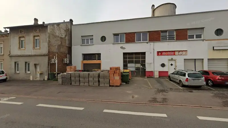 Vue de la rue devant Motrio Sas, Serémange-Erzange