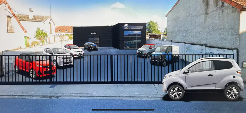 Photo publiée sur la fiche Google de Prochainement à Moulins LEBRETON voiture sans permis Aixam, Moulins