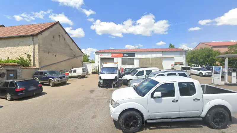 Vue de la rue devant Eurorepar Garage De La Plaine, Colmier-le-Haut