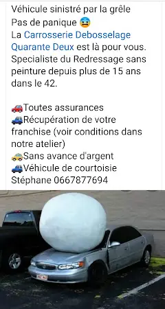Photo publiée sur la fiche Google de Carrosserie Débosselage 42, Saint-Médard-en-Forez