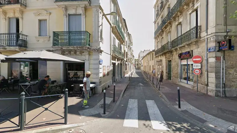 Vue de la rue devant Haddouti-Hnauto Noureddine, Montpellier