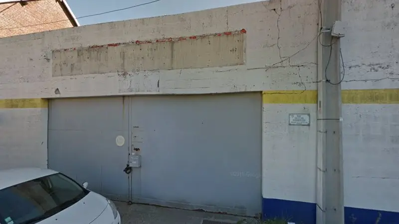 Vue de la rue devant Garage de Sanvic, Le Havre