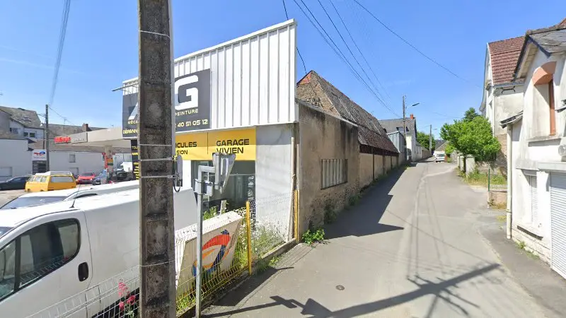 Vue de la rue devant Garage Vivien SARL, Guémené-Penfao