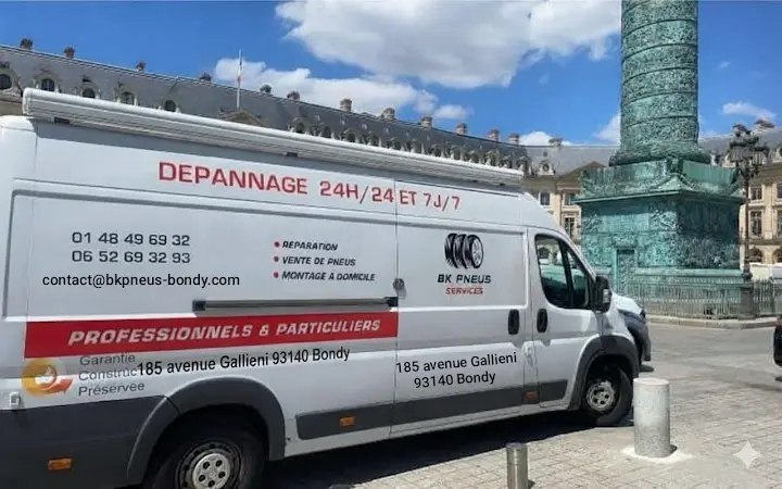 Photo publiée sur la fiche Google de BK Pneus Bondy - Dépannage pneu crevé Paris & IDF, Bondy