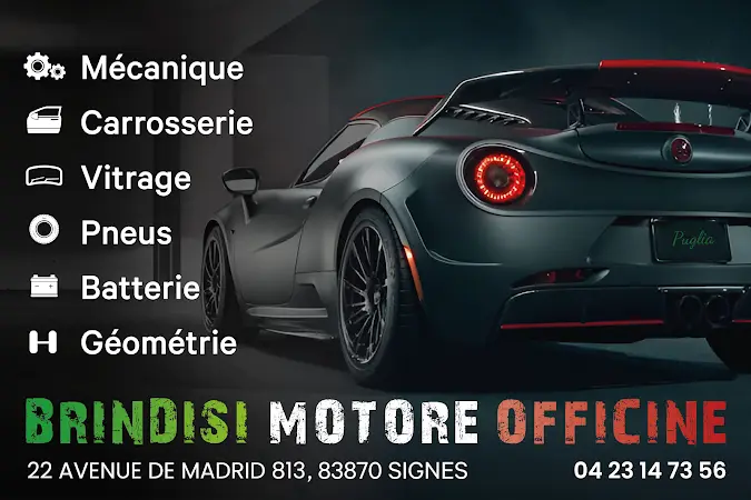 Photo publiée sur la fiche Google de Brindisi Motore Officine, Signes