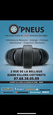 Photo publiée sur la fiche Google de O'pneus, Villers-Cotterêts