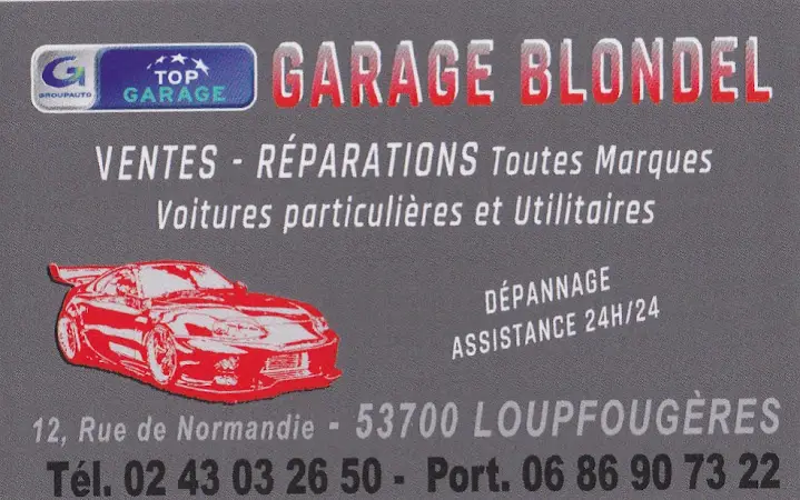 Photo publiée sur la fiche Google de TOP GARAGE - GARAGE BLONDEL, Loupfougères