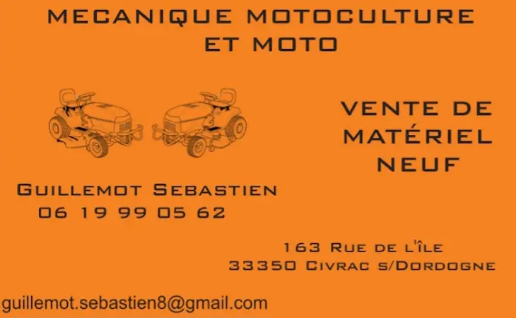 Photo publiée sur la fiche Google de Sébastien GUILLEMOT Mécanique et Ventes MOTOCULTURE / MOTOS, Civrac-sur-Dordogne