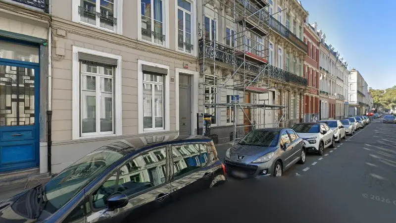 Vue de la rue devant Auto Rapid clés & Reproduction clé voiture Lille, Lille