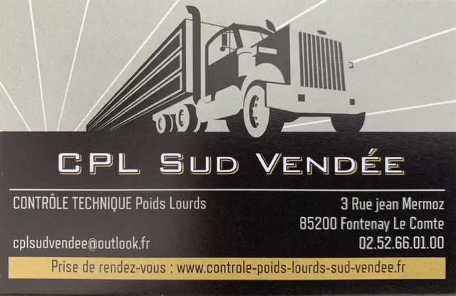 Photo publiée sur la fiche Google de Contrôle Poids Lourds Sud Vendée, Fontenay-le-Comte