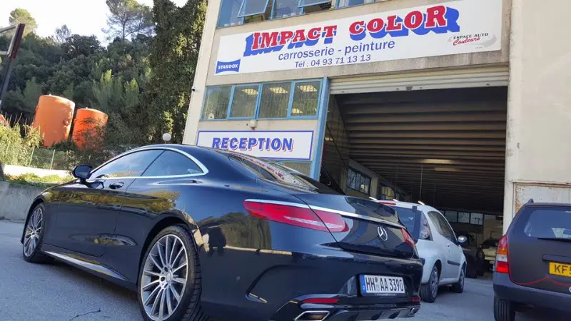 Photo publiée sur la fiche Google de Carrosserie Impact color FRANCHISE JUSQU’À 100% OFFERTE, Nice