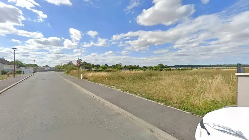 Vue de la rue devant A.c.t.g., Villeneuve-sur-Aisne