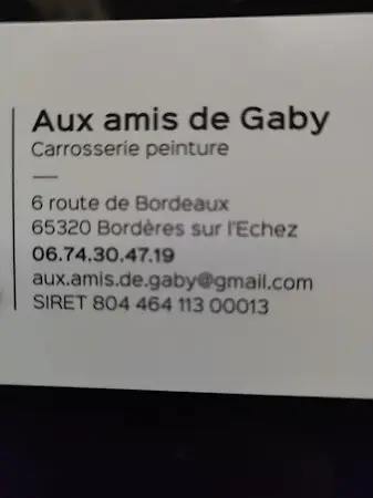 Photo publiée sur la fiche Google de Carrosserie DELMAS - Aux amis de Gaby, Bordères-sur-l'Échez