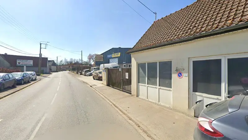 Vue de la rue devant SB CARS GARAGE, Blangy-sur-Ternoise